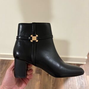 Ann Taylor Black Ankle Booties